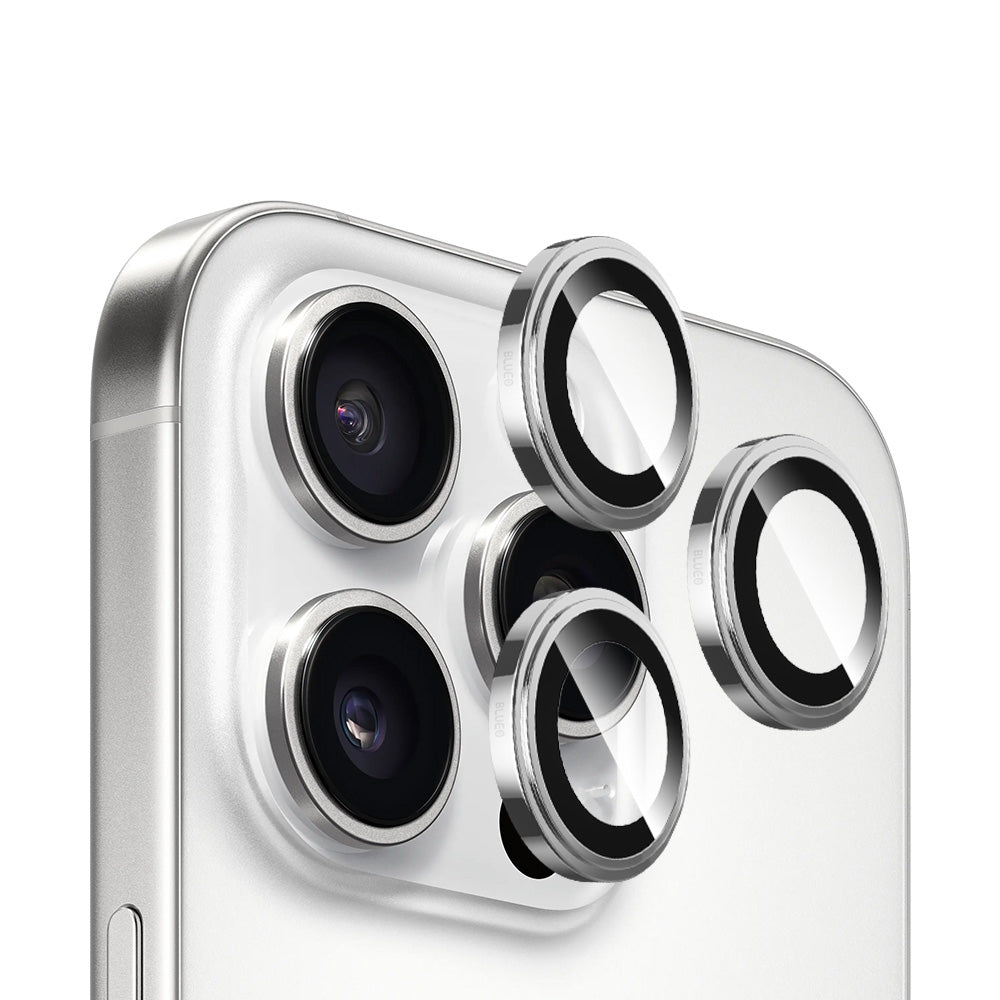 Προστατευτική μεμβράνη πίσω κάμερας Blueo Sapphire Crystal για Apple iPhone 14 Pro Max / 14 Pro, Ασφαλισμένο γυαλί, Ασημί