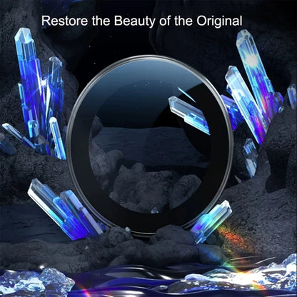 Προστατευτική μεμβράνη πίσω κάμερας Blueo Sapphire Crystal για Apple iPhone 16 Pro Max / 16 Pro, Ασφαλισμένο γυαλί, Ασημί