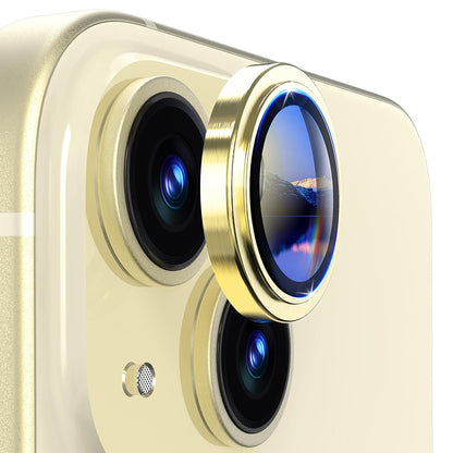 Προστατευτική μεμβράνη πίσω κάμερας Lito S+ για Apple iPhone 14, Ασφαλισμένο γυαλί, Κίτρινο