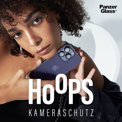 Προστατευτική Μεμβράνη Κάμερας Πίσω PanzerGlass Hoops Glitter για Apple iPhone 17 Air, Ενισχυμένο Γυαλί, Ασημί