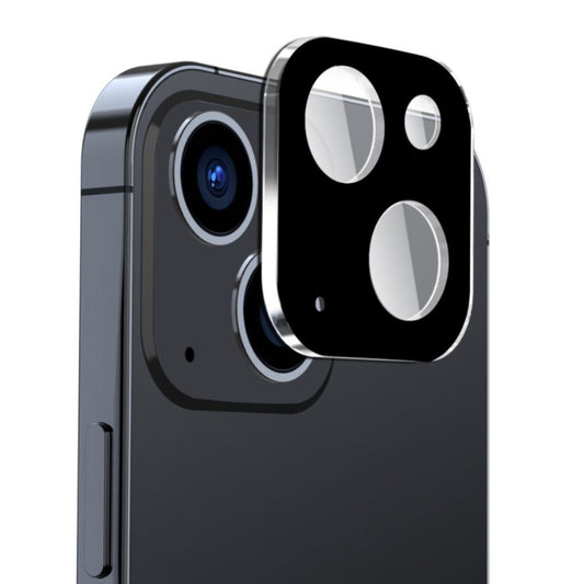 Προστατευτική μεμβράνη πίσω κάμερας Techsuit για Apple iPhone 15 Plus / 15, ασφαλισμένο γυαλί, μαύρο
