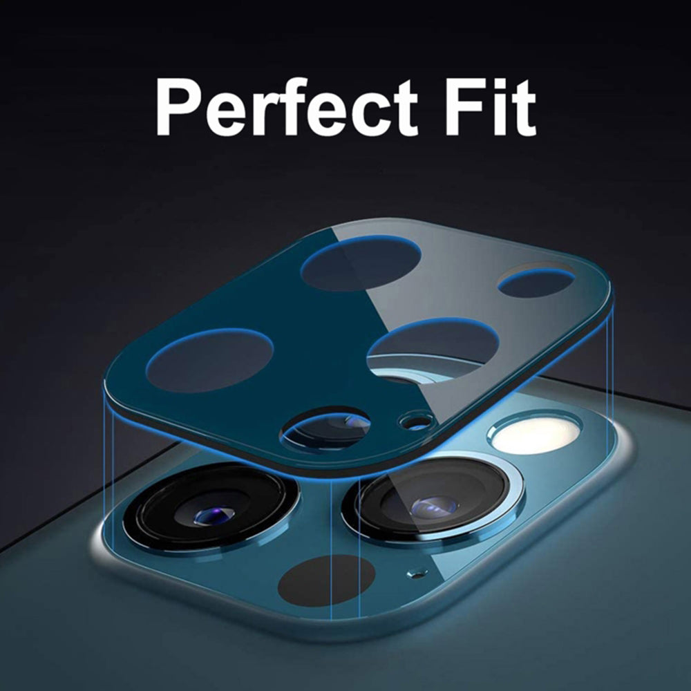 Techsuit Rear Camera Protective Film for Apple iPhone 17 Pro Max, Tempered Glass, Silver