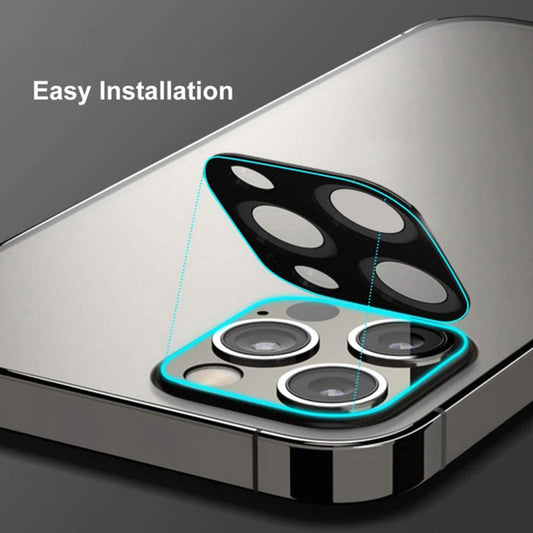 Προστατευτική μεμβράνη πίσω κάμερας Techsuit για Apple iPhone 17 Pro, σκληρυμένο γυαλί, σκούρο μπλε