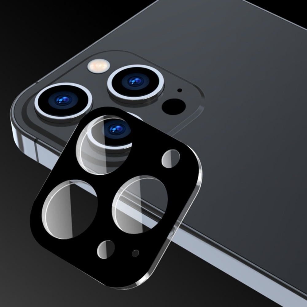Προστατευτική Μεμβράνη Κάμερας Πίσω Techsuit για Apple iPhone 17, Ενισχυμένο Γυαλί, Μαύρη