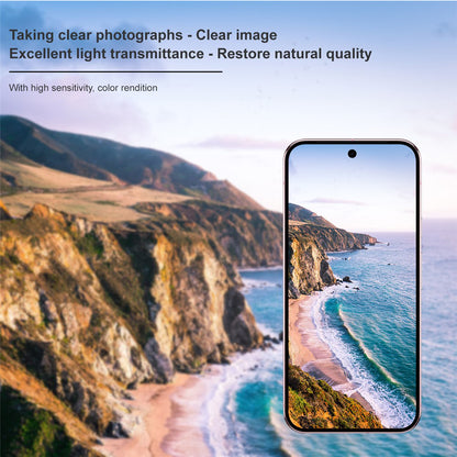 Techsuit Rear Camera Protection Film for Google Pixel 10 Pro, Tempered Glass, Black
