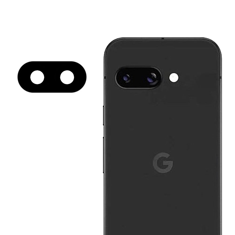Techsuit Rear Camera Protective Film for Google Pixel 9a, Tempered Glass, Black