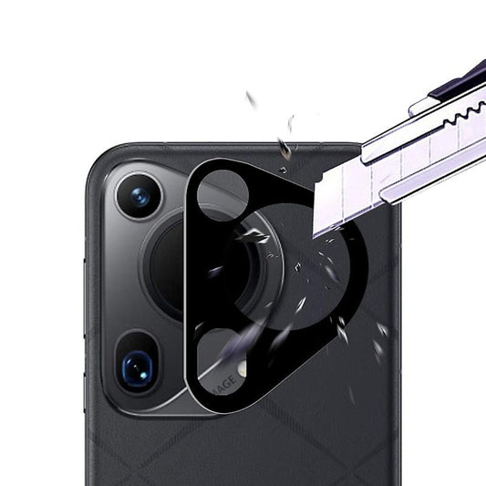 Techsuit Rear Camera Protection Film for Huawei Pura 70 Ultra, Tempered Glass, Black