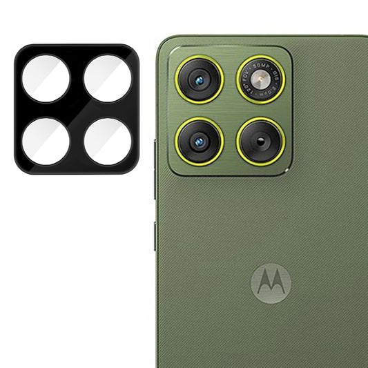 Techsuit Rear Camera Protection Film for Motorola Edge 70, Tempered Glass, Black
