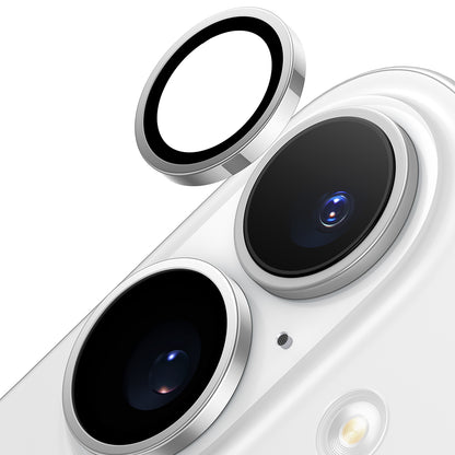 Προστατευτική Μεμβράνη Κάμερας Πίσω Torras Lensguard για Apple iPhone 16 Plus / 16, Ενισχυμένο Γυαλί, Μεταλλικό Γκρι