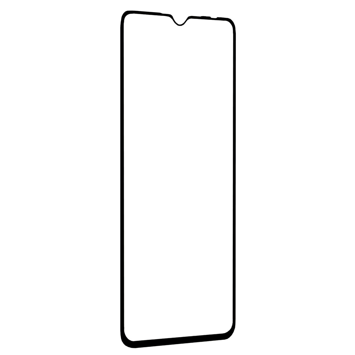 OEM Ceramic Screen Protector for Samsung Galaxy A05s A057, Flexible Glass, Full Glue, 9D, Black