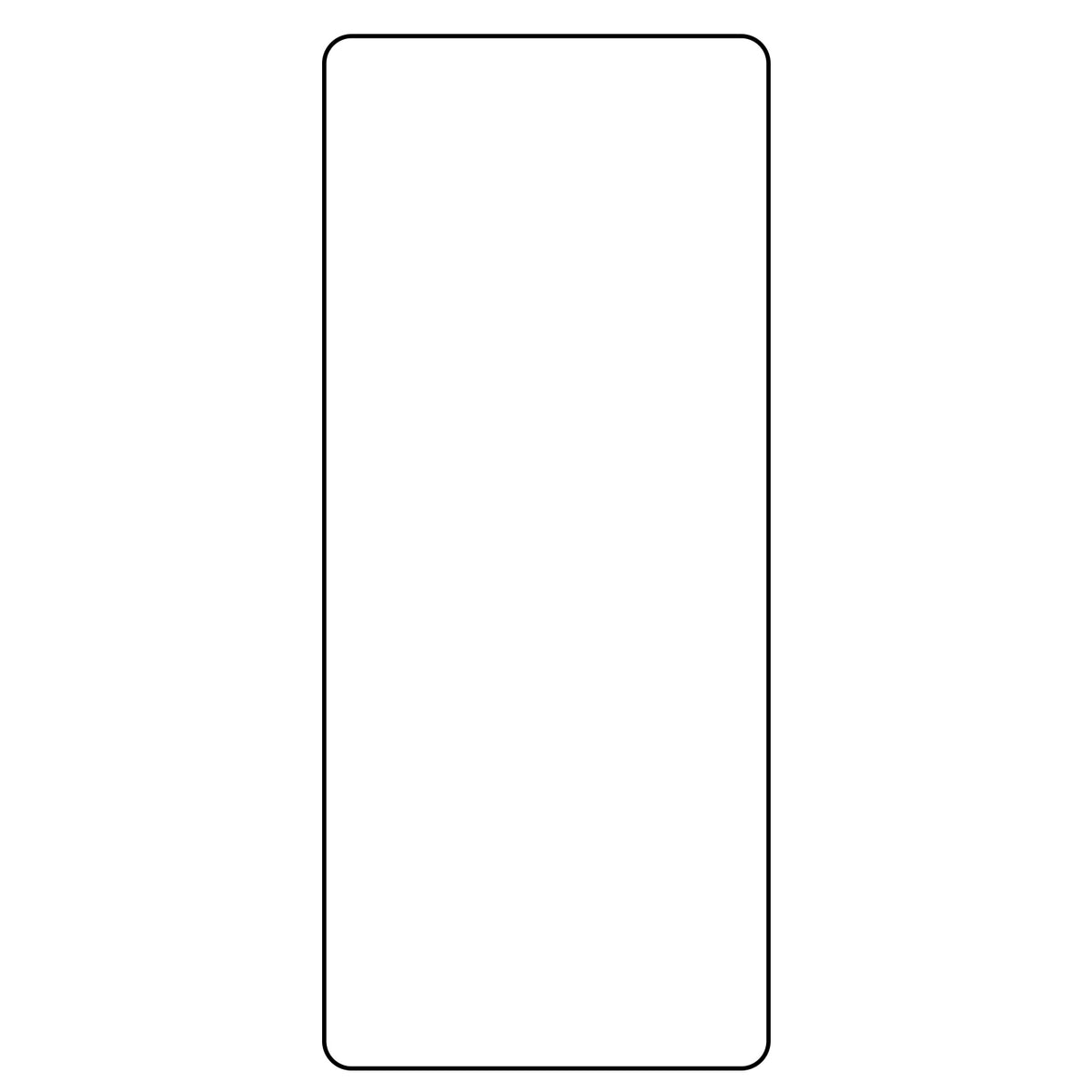 OEM Screen Protector Film for Samsung Galaxy S25 Ultra S938, Tempered Glass, Full Glue, 5D, Black