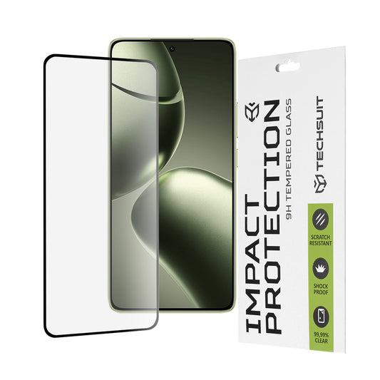 Προστατευτική μεμβράνη οθόνης Techsuit για Xiaomi 14T Pro / 14T, ασφαλισμένο γυαλί, πλήρης κόλλα, 111D, μαύρο