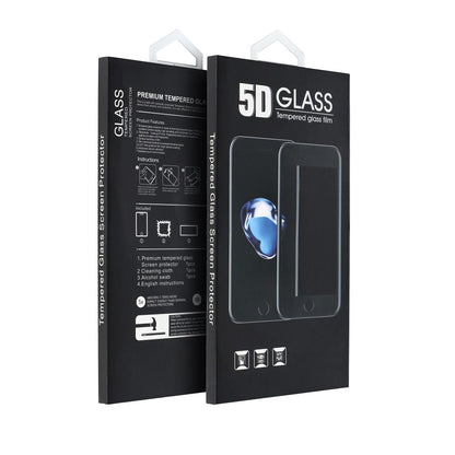 OEM Screen Protector Film for Samsung Galaxy A07 4G A075, Tempered Glass, Full Glue, 5D, Black