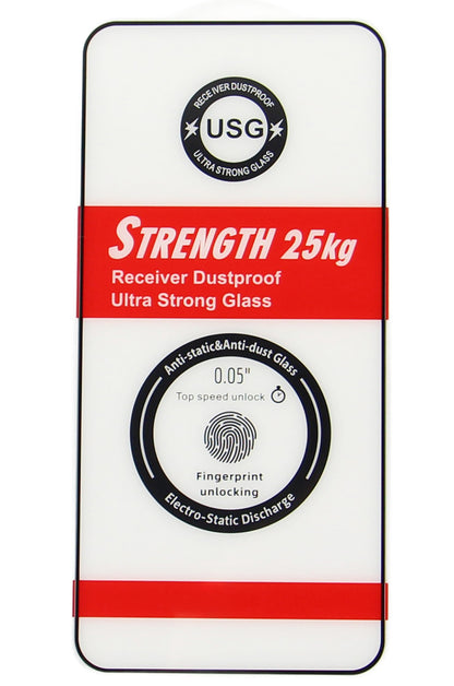 OEM Ultra Strong 25KG Screen Protector for Samsung Galaxy S26 S942, Tempered Glass, Full Glue, 2.5D, Black