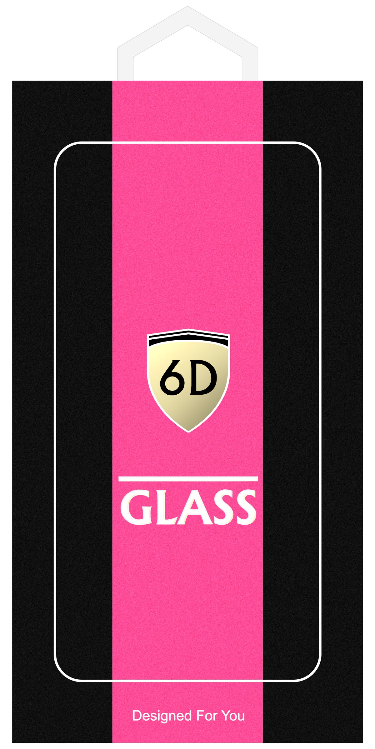 OEM Screen Protector Film for Samsung Galaxy A55 5G A556, Tempered Glass, Full Glue, 6D, Black