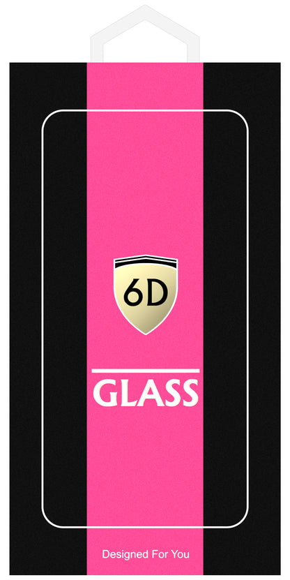 OEM Screen Protector Film for Samsung Galaxy A55 5G A556, Tempered Glass, Full Glue, 6D, Black