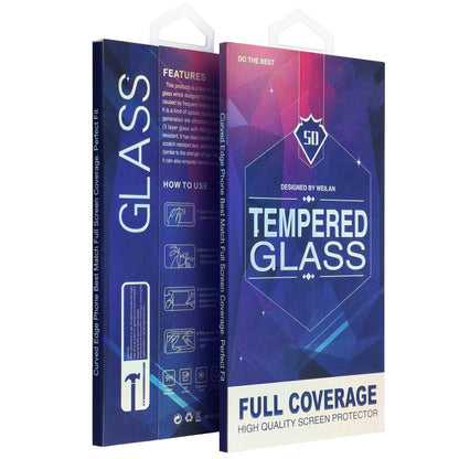 OEM Screen Protector Film for Samsung Galaxy S25 Ultra S938, Tempered Glass, Full Glue, 5D, Black