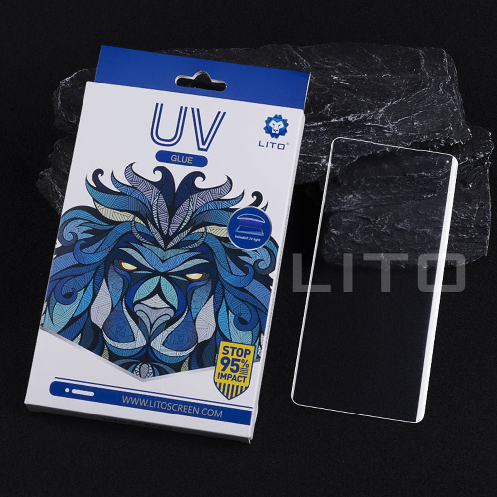 Lito Screen Protector Film for Samsung Galaxy Note 10+ 5G N976 / Note 10+ N975, Tempered Glass, UV Glue, 3D