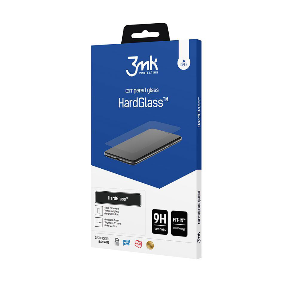 3MK HardGlass 2 Screen Protector for Apple iPhone 16 Pro Max, Tempered Glass, Full Glue