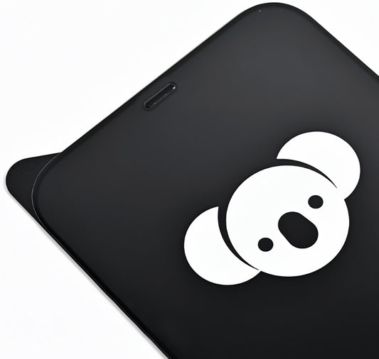 Bear HD Screen Protector Film for Apple iPhone 17, Tempered Glass, Full Glue, Black