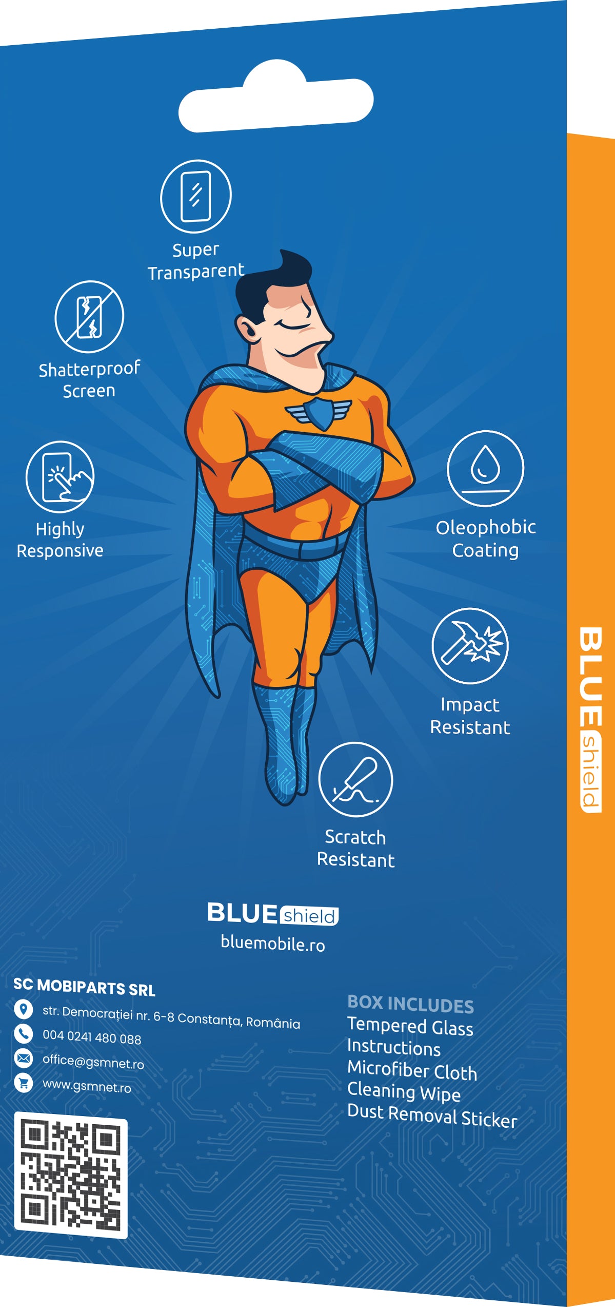 BLUE Shield Screen Protector BLUE Shield for Apple iPhone 12 Pro Max, Glass Shielded, Full Glue, Case Friendly 