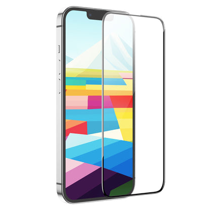 HOCO G16 Screen Protector for Apple iPhone 16 / 15, Tempered Glass, Full Glue, 5D, Black