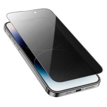 HOCO G15 Privacy Screen Protector for Apple iPhone 16 Plus / 15 Plus, Tempered Glass, Full Glue, 5D