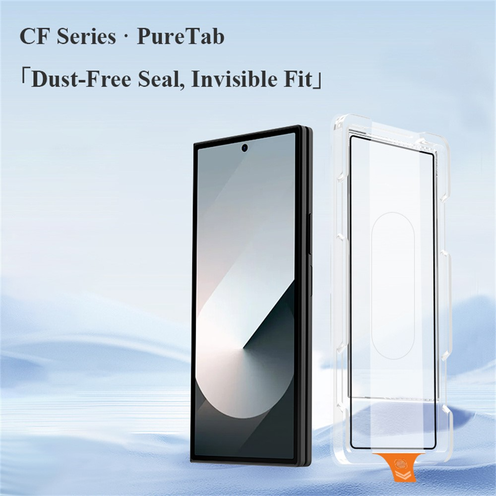 Lereach Exterior Screen Protector Film for Samsung Galaxy Z Fold8 Ultra F976 / Z Fold7 F966, Tempered Glass, Full Glue, Black