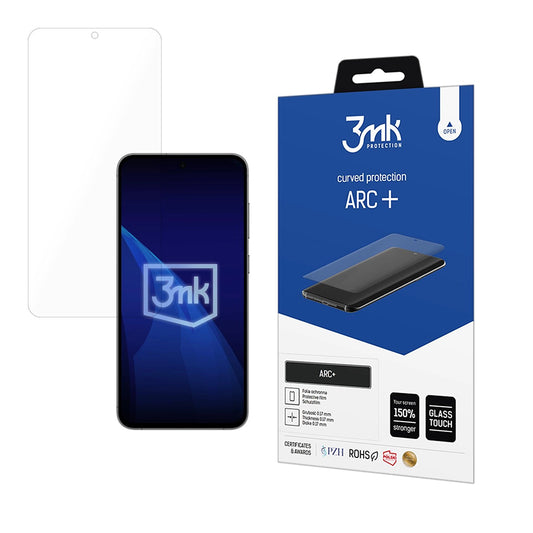 Προστατευτική Μεμβράνη Οθόνης 3MK ARC+ για Samsung Galaxy S25 FE, Πλαστική