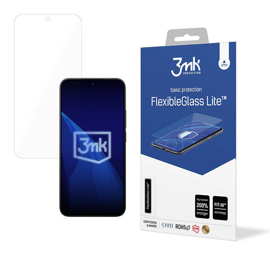 3MK FlexibleGlass Lite Screen Protector for Xiaomi 15T Pro, Flexible Glass, Full Glue