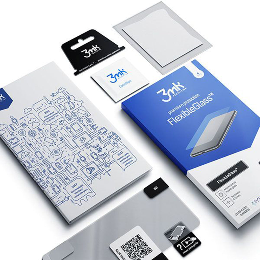 Προστατευτική μεμβράνη οθόνης 3MK FlexibleGlass για Apple iPhone 13, Ευέλικτο γυαλί, Πλήρης κόλλα
