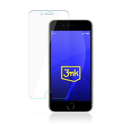 3MK FlexibleGlass Screen Protector for Apple iPhone SE (2022) / SE (2020) / 8 / 7, Flexible Glass, Full Glue