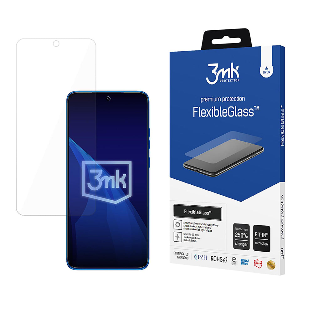 Προστατευτική μεμβράνη οθόνης 3MK FlexibleGlass για Motorola Edge 60 Neo / Edge 50 Neo, Ευέλικτο γυαλί, Πλήρης κόλλα