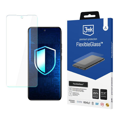 3MK FlexibleGlass Screen Protector for Samsung Galaxy A25 A256, Flexible Glass, Full Glue