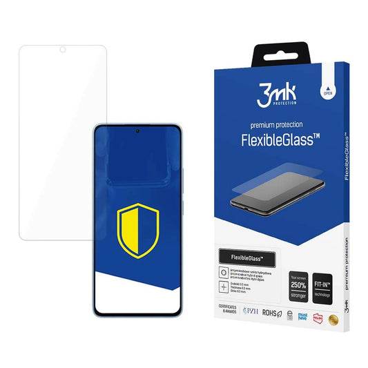 3MK FlexibleGlass Screen Protector for Xiaomi Redmi Note 13 4G, Flexible Glass, Full Glue