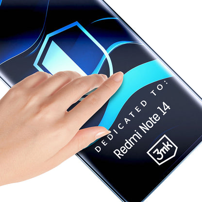 3MK FlexibleGlass Screen Protector for Xiaomi Redmi Note 14 5G, Flexible Glass, Full Glue