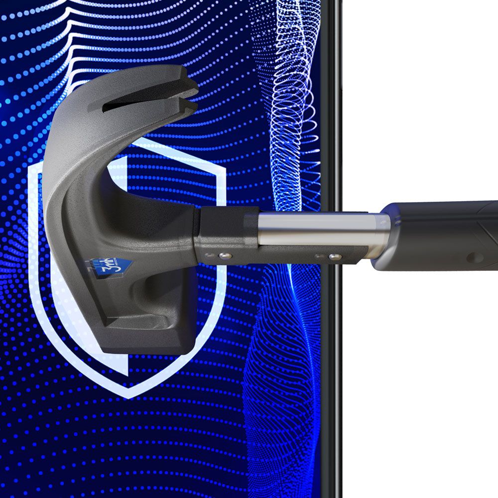 Προστατευτική μεμβράνη οθόνης 3MK FlexibleGlass Pro για Samsung Galaxy S24 S921, Ευέλικτο Γυαλί, Πλήρης Κόλλα, Μαύρο