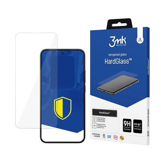 Προστατευτική Μεμβράνη Οθόνης 3MK HardGlass για Xiaomi 15T, Ενισχυμένο Γυαλί, Full Glue