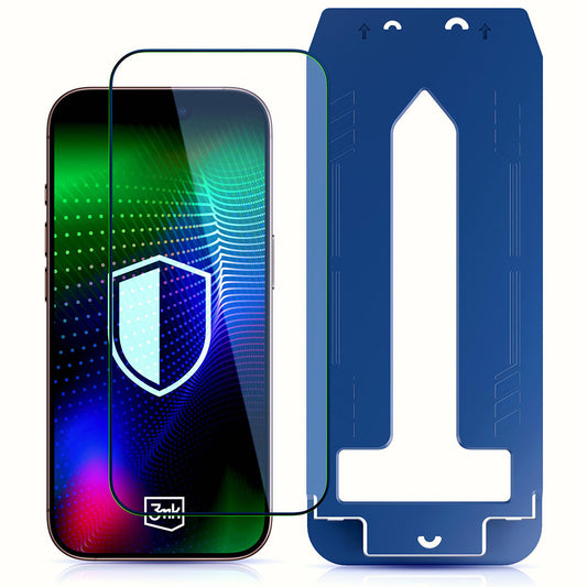 Προστατευτική μεμβράνη οθόνης 3MK Hardy Ultra για Apple 17 Pro Max, Ασφαλισμένο γυαλί, Πλήρης κόλλα, Μαύρο