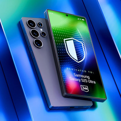 Προστατευτική μεμβράνη οθόνης 3MK Hardy Ultra για Samsung Galaxy S25 Ultra S938, Ασφαλισμένο γυαλί, Πλήρης κόλλα, Μαύρο
