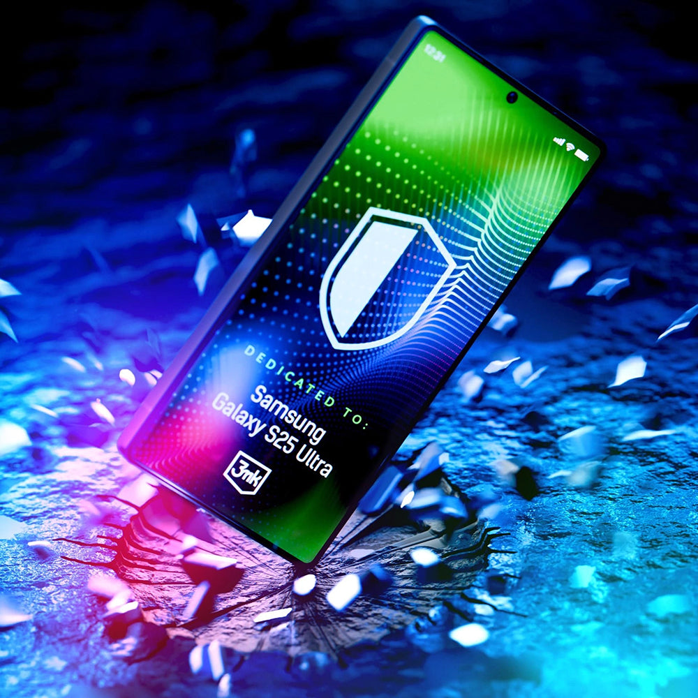 Προστατευτική μεμβράνη οθόνης 3MK Hardy Ultra για Samsung Galaxy S25 Ultra S938, Ασφαλισμένο γυαλί, Πλήρης κόλλα, Μαύρο