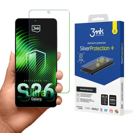 Προστατευτική Μεμβράνη Οθόνης 3MK Silver Protect+ για Samsung Galaxy S26 Ultra S948, Πλαστική