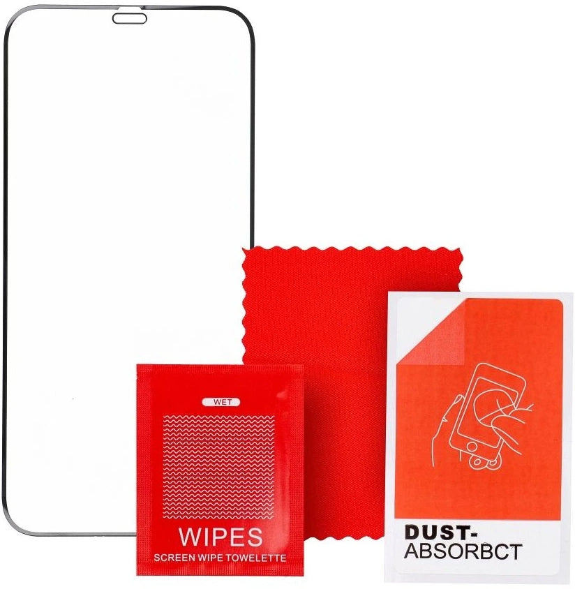 Veason PRO Screen Protector for Motorola Moto E32s / E22s / E32 / G22, Tempered Glass, Full Glue, 6D, Black