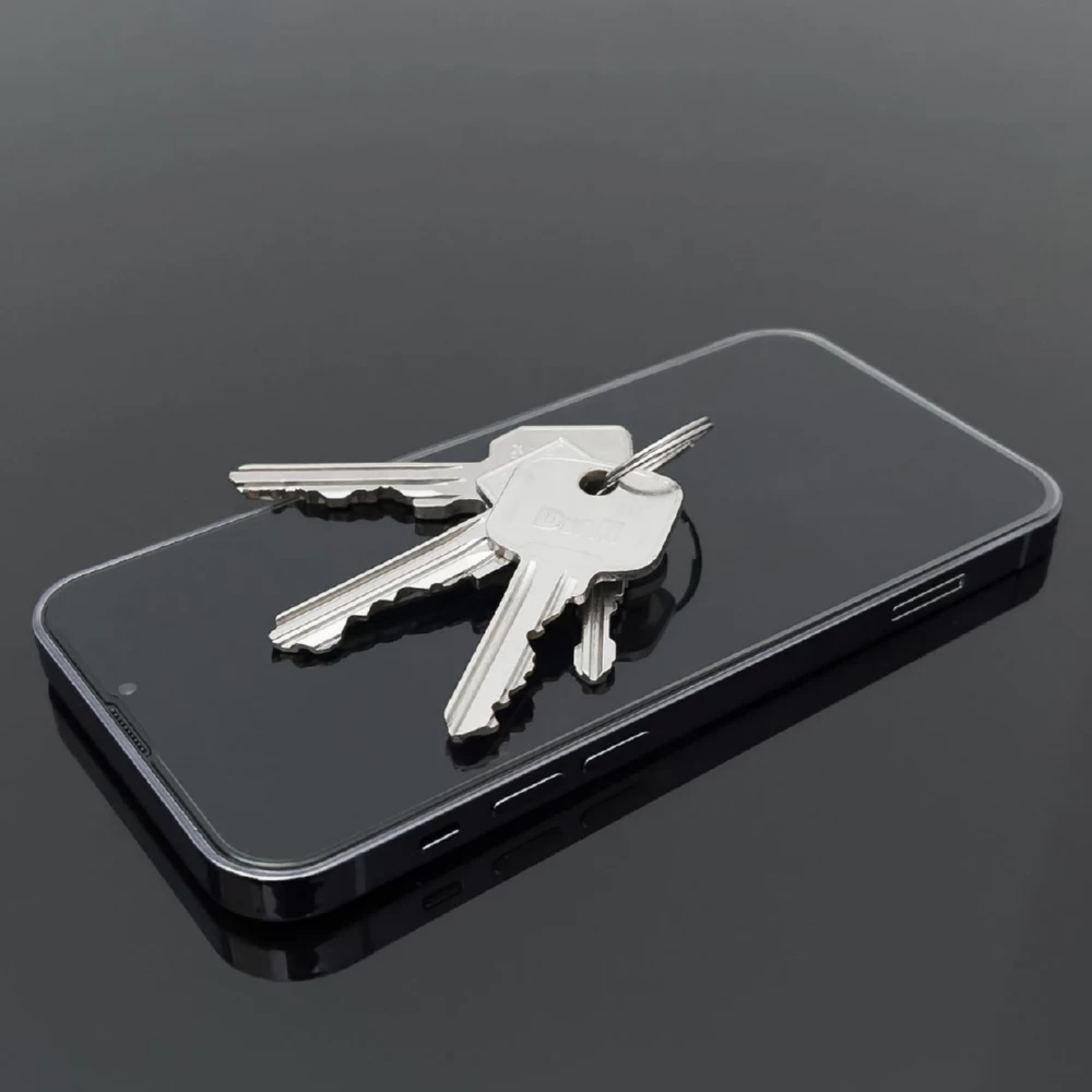 Προστατευτική μεμβράνη οθόνης Privacy WZK AntiSpy για Apple iPhone 15 Pro, Ασφαλισμένο γυαλί, Πλήρης κόλλα