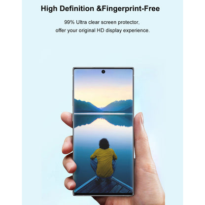 Lito Screen Protector Film for Samsung Galaxy Note 10+ 5G N976 / Note 10+ N975, Tempered Glass, UV Glue, 3D