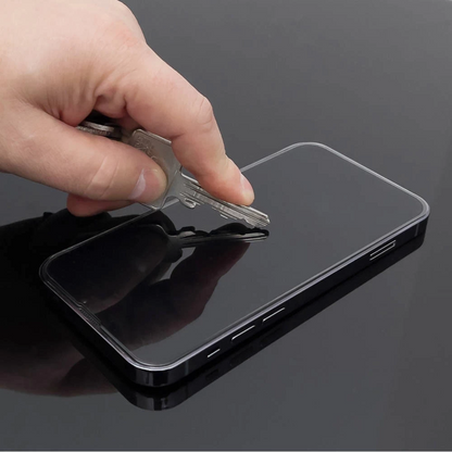 Προστατευτική μεμβράνη οθόνης Privacy WZK AntiSpy για Apple iPhone 15 Pro, Ασφαλισμένο γυαλί, Πλήρης κόλλα