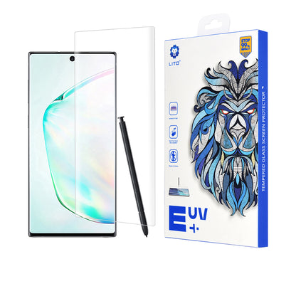 Lito Screen Protector Film for Samsung Galaxy Note 10+ 5G N976 / Note 10+ N975, Tempered Glass, UV Glue, 3D