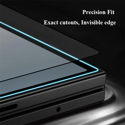 Lereach Exterior Screen Protector Film for Samsung Galaxy Z Fold8 Ultra F976 / Z Fold7 F966, Tempered Glass, Full Glue, Black
