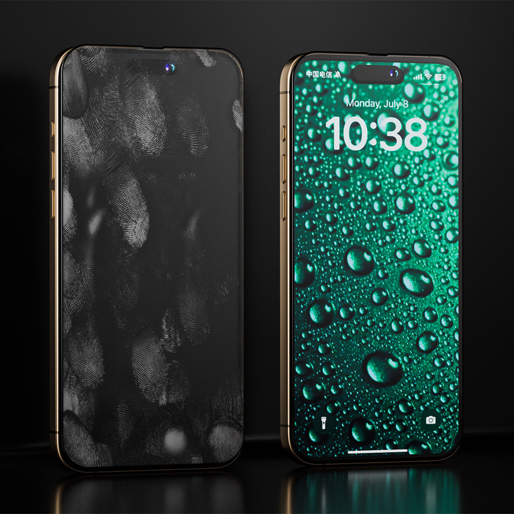 Anank 3X Reinforced Invisible Screen Protector for Apple iPhone 16 Pro, Tempered Glass, Full Glue, 3D, Black