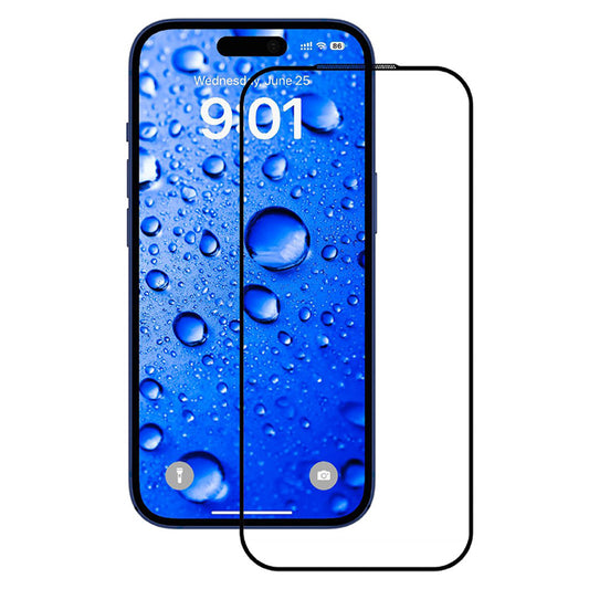 Προστατευτική Μεμβράνη Οθόνης Anank για Apple iPhone 17, Ενισχυμένο Γυαλί, Full Glue, 2.5D, Μαύρη